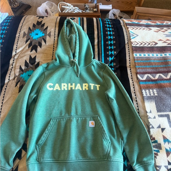 Carhartt Sweaters - Carhartt Green Pullover Hoodie